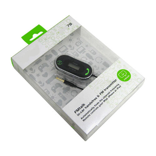 FM Transmitter, Microphone Adapter Hands-free AutoScan Car Stereo - NWF77