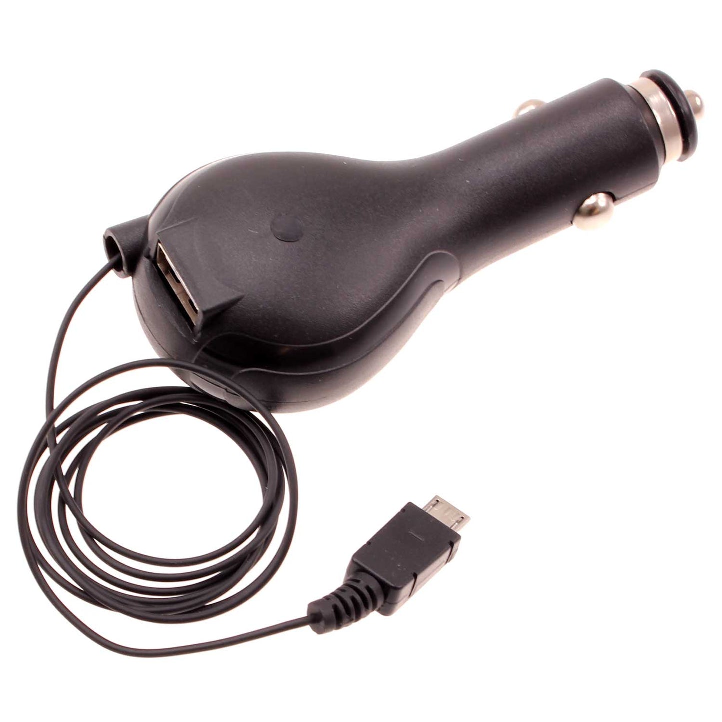 Car Charger, Adapter Power DC Socket MicroUSB Retractable - NWC18