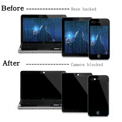 Privacy Camera Cover, Black Webcam Closure Blocker Security - NWL69