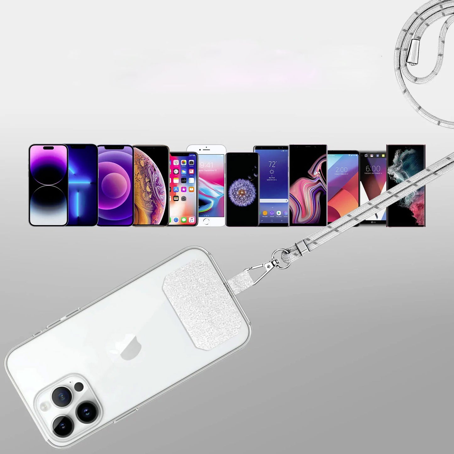 Phone Lanyard, For Phone Cases Neck Straps Adjustable - NWY49