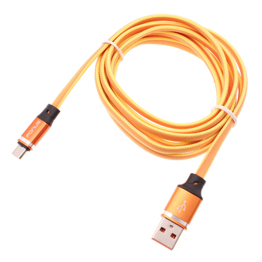 6ft USB Cable, Wire Power Charger Cord MicroUSB Orange - NWE01 1381-1