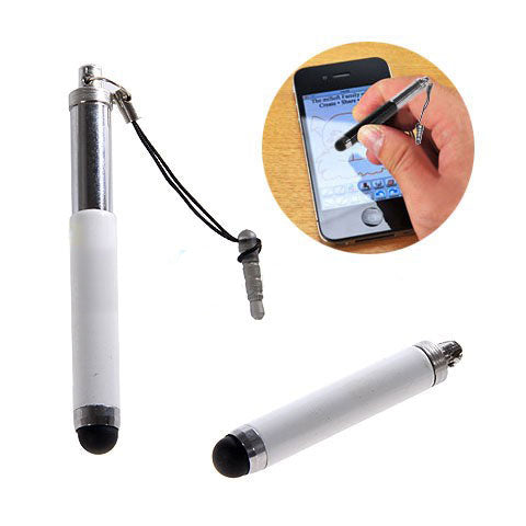 Stylus, White Lightweight Compact Extendable Touch Pen - NWT11