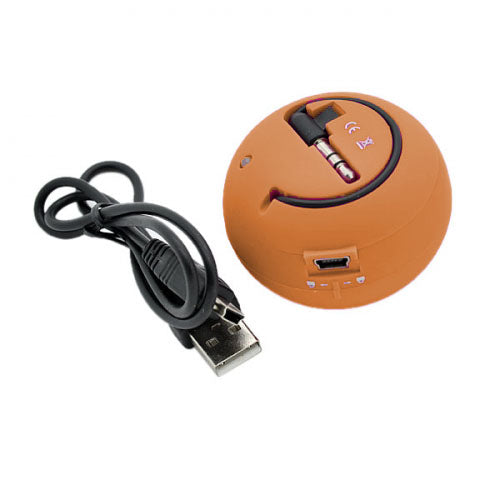 Wired Speaker, Orange Rechargeable Multimedia Audio Portable - NWF81