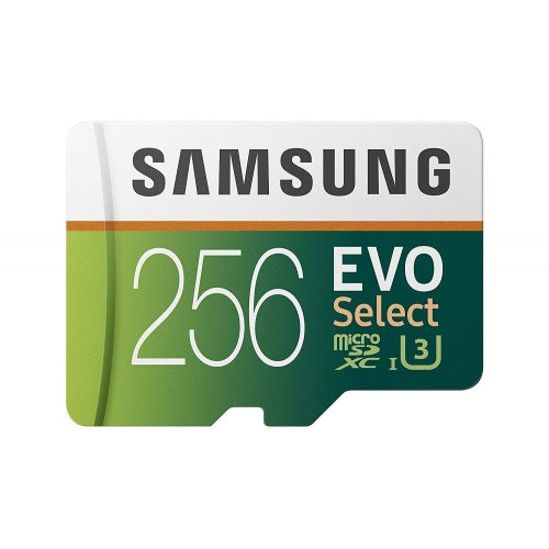 256GB Memory Card, MicroSDXC Class 10 MicroSD High Speed Samsung Evo - NWV05