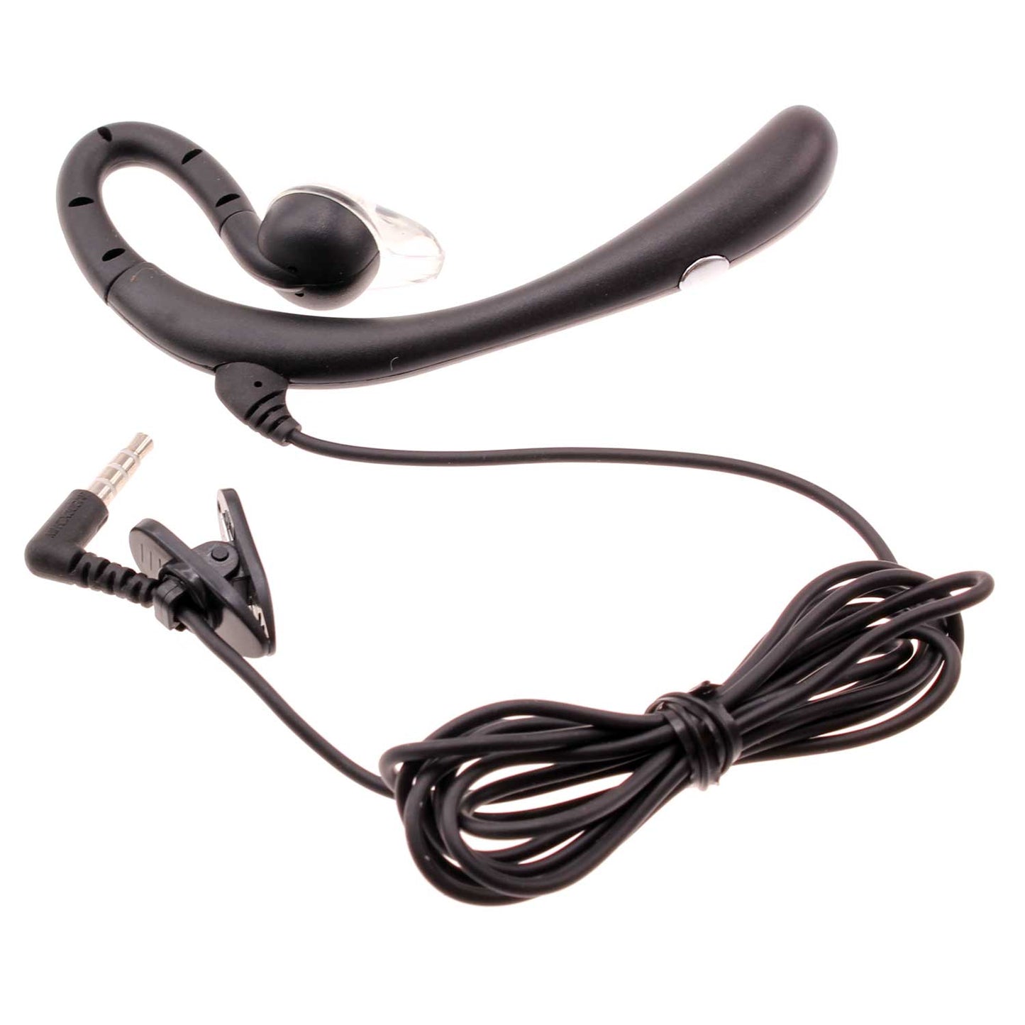 Wired Mono Headset, Hands-free Single Earbud 3.5mm Headphone Earphone w Mic - NWK57