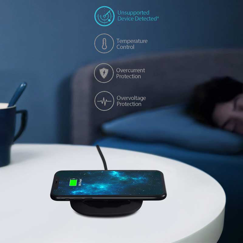 Wireless Charger, Slim Charging Pad 7.5W and 10W Fast - NWN96