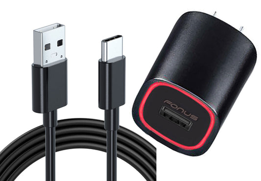 Home Charger, Power 6ft TYPE-C USB Cable 2.4A - NWA07 850-1