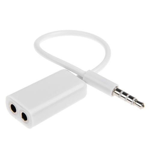 Headphones Splitter, Audio Jack Adaptor Dual Headset Port Earphone Adapter 3.5mm - NWS25