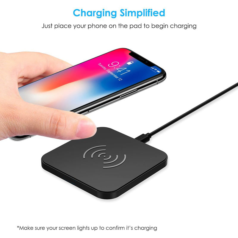 Wireless Charger, Slim Charging Pad 7.5W and 10W Fast - NWN96