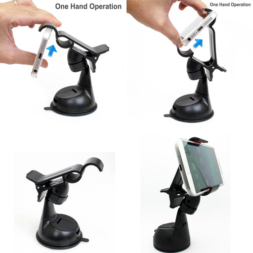 Car Mount, Swivel Cradle Holder Windshield Dash - NWK56