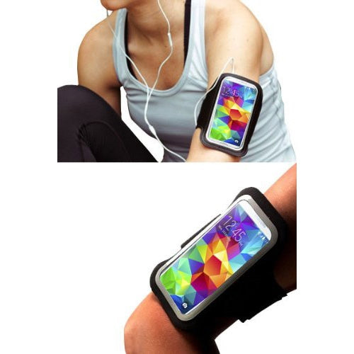 Running Armband, Cover Case Gym Workout White Sports - NWD02
