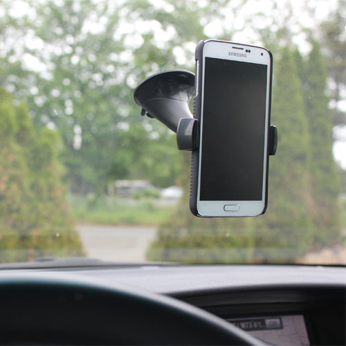 Car Mount, Swivel Cradle Holder Windshield Dash - NWC97