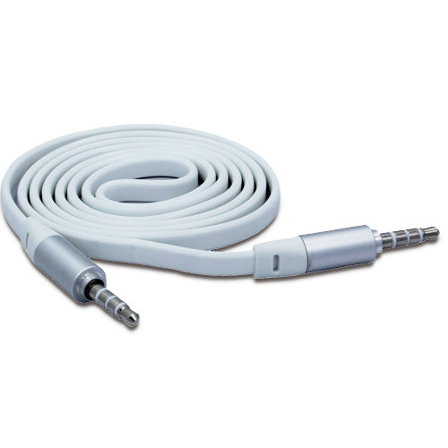 6ft Aux Cable, Speaker Jack Wire Audio Cord Car Stereo Aux-in Adapter 3.5mm - NWS02