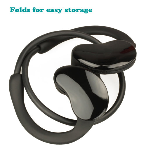 Wireless Headphones, Headset Neckband Folding With Microphone Sports Earphones - NWD15