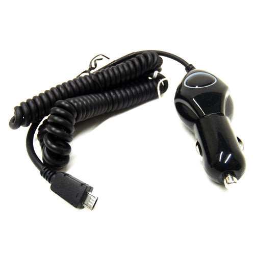Car Charger, Adapter Power Cable Coiled Micro-USB - NWB59
