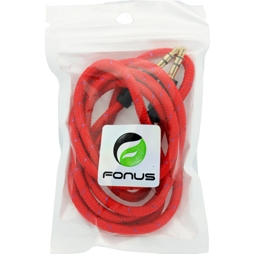 Aux Cable, Speaker Jack Wire Audio Cord Car Stereo Aux-in Adapter 3.5mm - NWM98