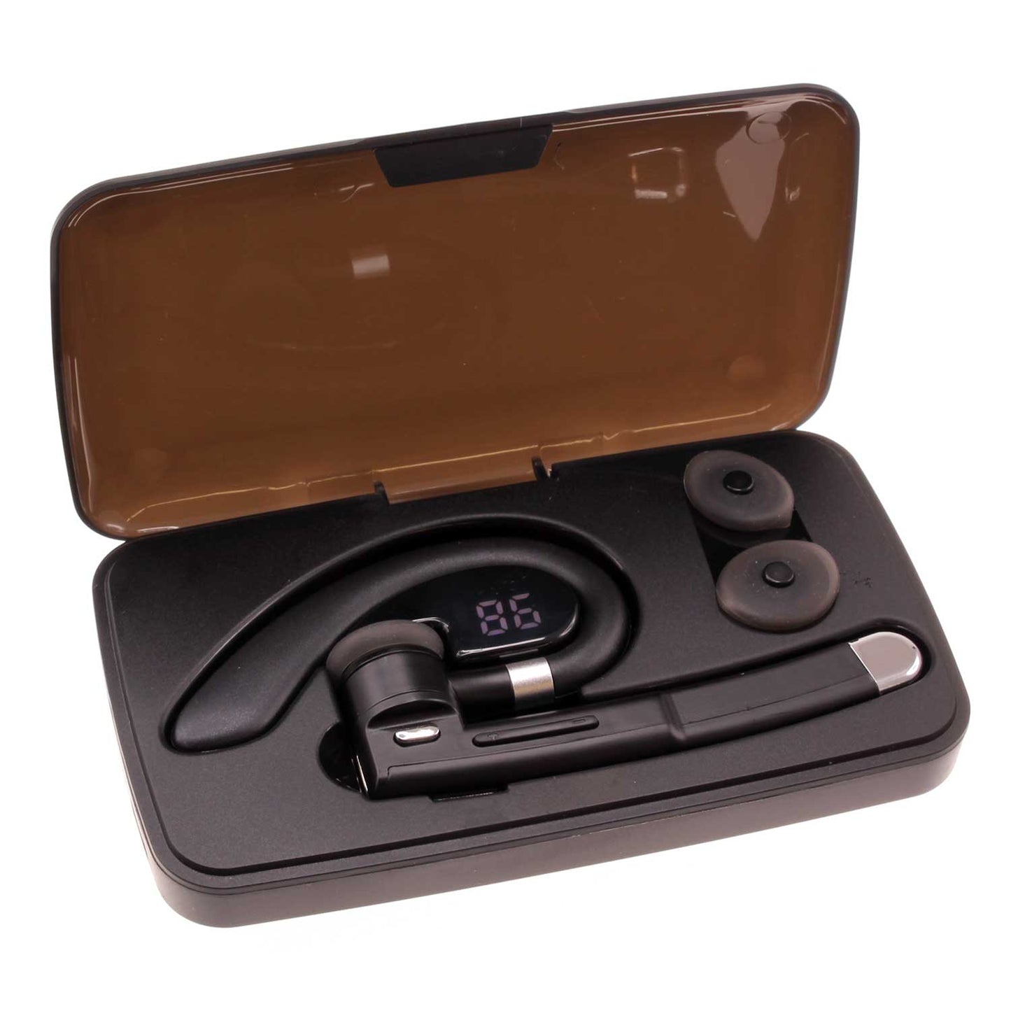 Wireless Earphone, Headset Single Handsfree Headphone Boom Mic Ear-hook - NWJ36
