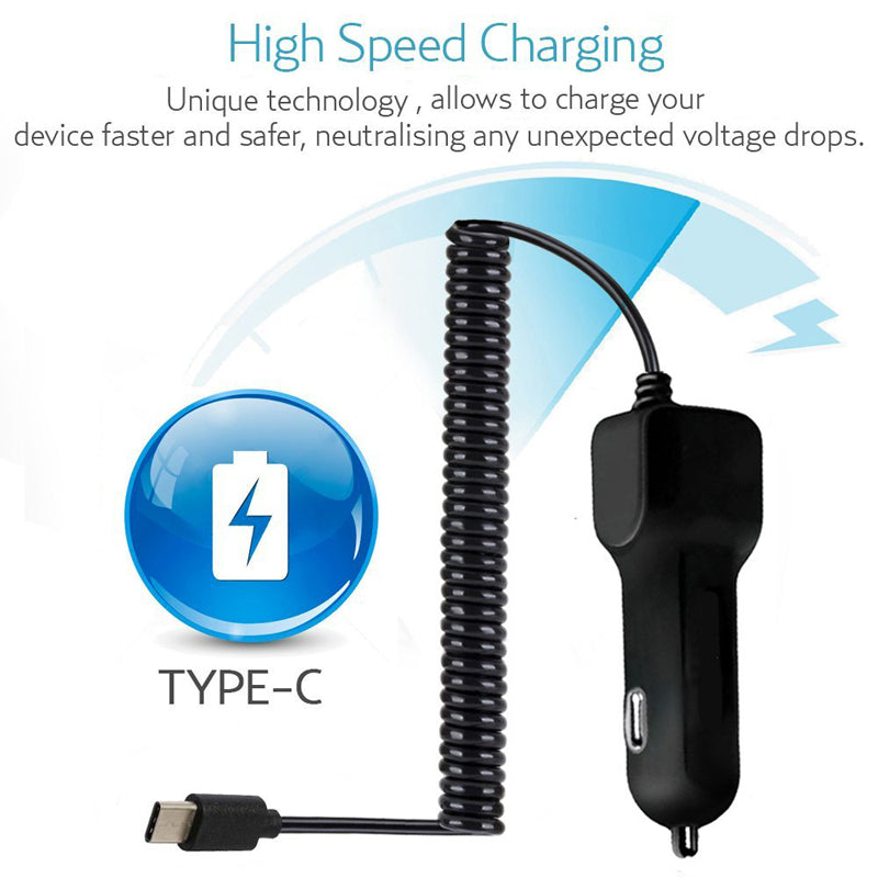 Car Charger, DC Socket Adapter Power Type-C 3.1A - NWC11