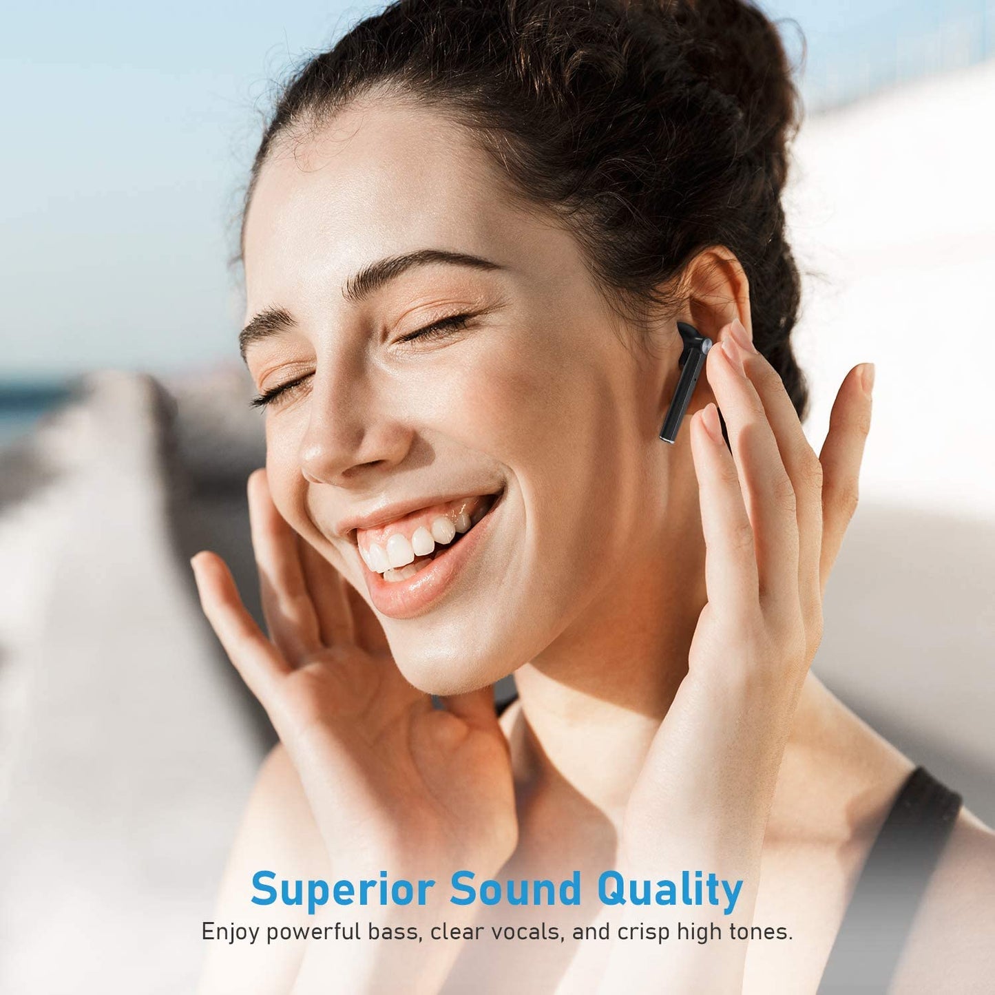 TWS Earphones, Headset True Stereo Headphones Earbuds Wireless - NWXYB