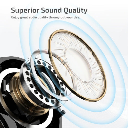 TWS Earphones, Headset True Stereo Headphones Earbuds Wireless - NWTWS2