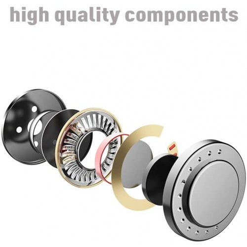 Wired Earphones, Metal Earbuds Headset Handsfree Mic Headphones Hi-Fi Sound - NWD99