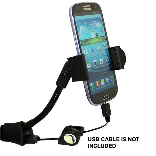 Car Mount, Cradle USB Port DC Socket Holder Charger - NWM31