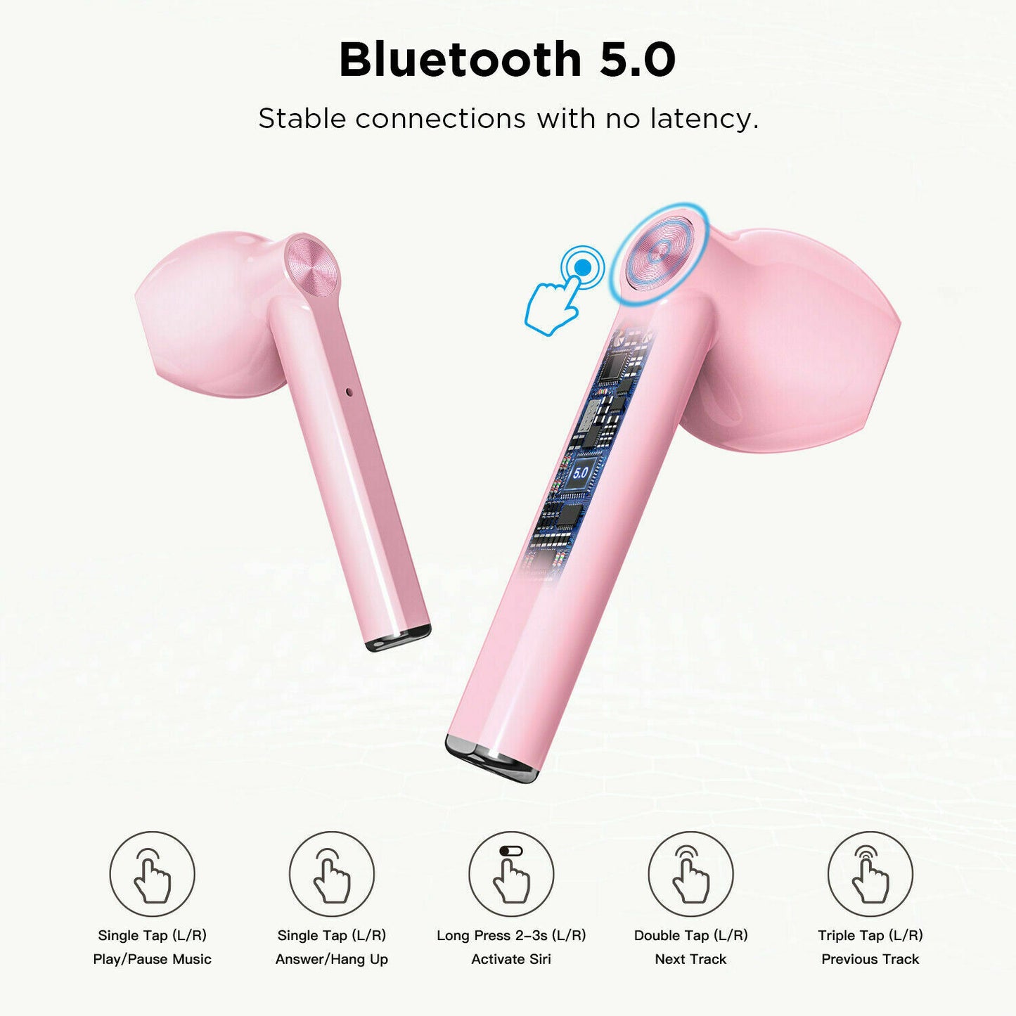 TWS Earphones, Headset True Stereo Headphones Earbuds Wireless - NWXYP