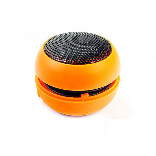 Wired Speaker, Orange Rechargeable Multimedia Audio Portable - NWF81
