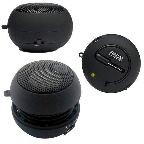 Wired Speaker, Black Rechargeable Multimedia Audio Portable - NWF52