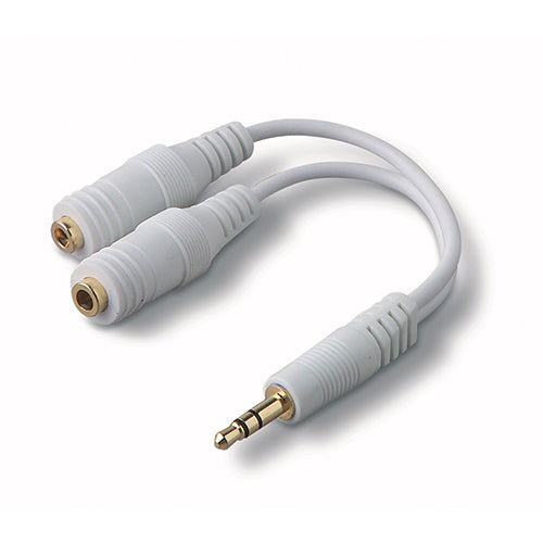 Headphones Splitter, Audio Jack Adaptor Dual Headset Port Earphone Adapter 3.5mm - NWF85