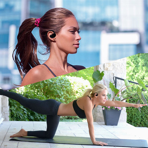 Wireless Headphones, Headset Neckband Folding With Microphone Sports Earphones - NWD15