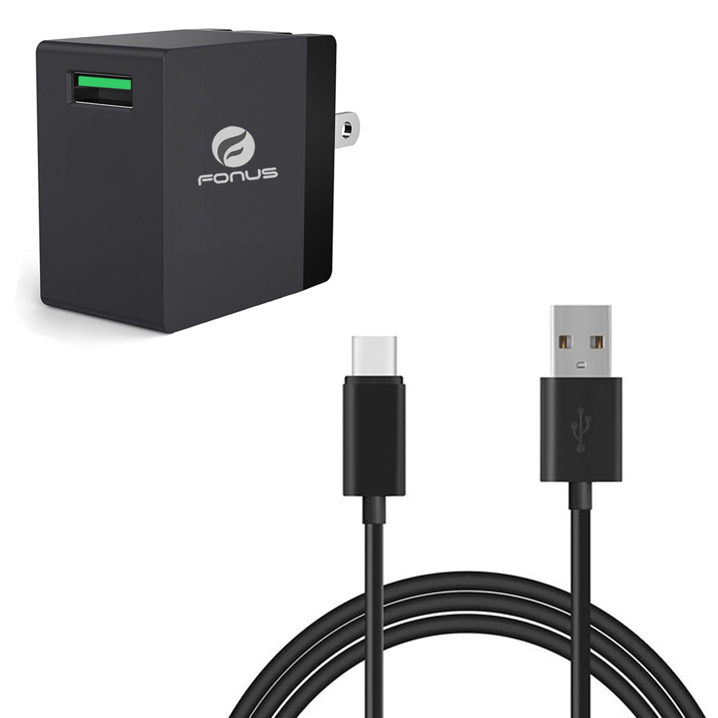 Quick Home Charger, Travel Cord Power 6ft USB Cable 18W - NWR44 1116-1