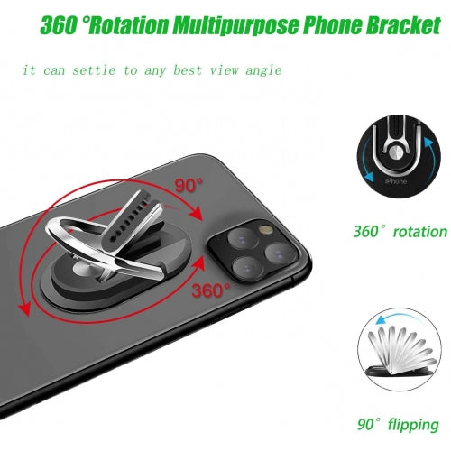 Finger Ring Holder, Swivel Kickstand 3-in-1 Car Air Vent Mount Stand - NWE51