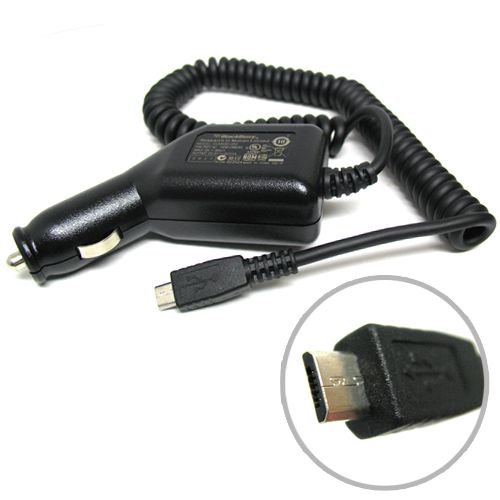 Car Charger, Power Cable Coiled OEM Micro-USB - NWA17