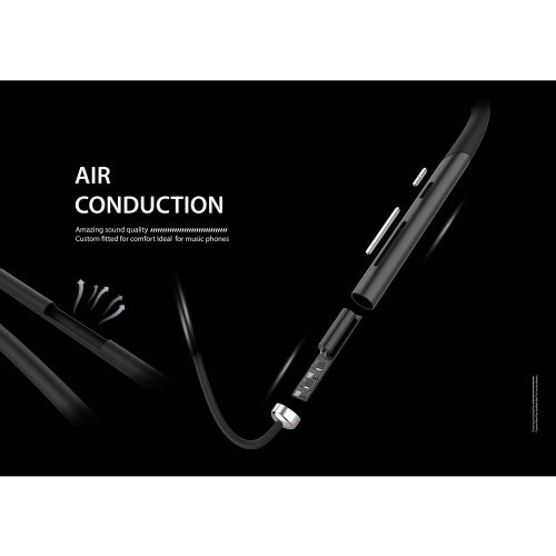Wireless Headset, Headphones Neckband With Mic Earphones Sports - NWL76