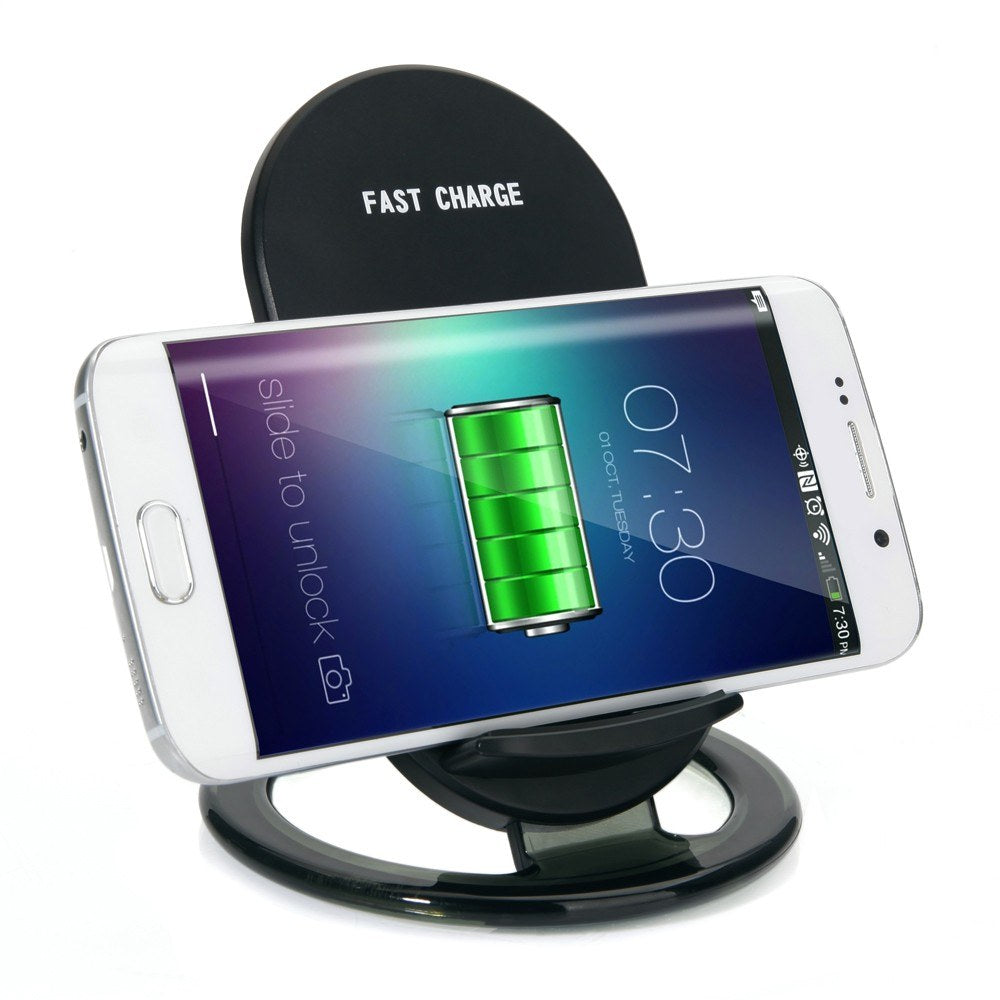 Wireless Charger, Charging Pad 2-Coils Detachable Stand 15W Fast - NWD51 1570-1