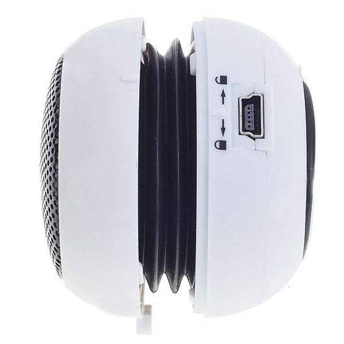 Wired Speaker, White Rechargeable Multimedia Audio Portable - NWS99