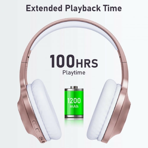 Wireless Headphones, Earphones Hands-free w Mic Headset Foldable - NWCM1