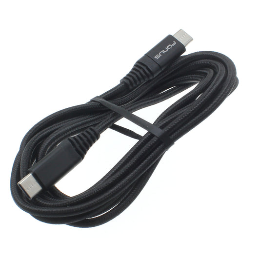USB Cable, Wire Power Charger Cord Type-C 6ft - NWR20