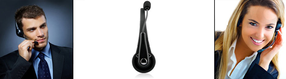 Wireless Headphone, Single Earbud Earphone Mono Headset Hands-free Boom Microphone - NWK11