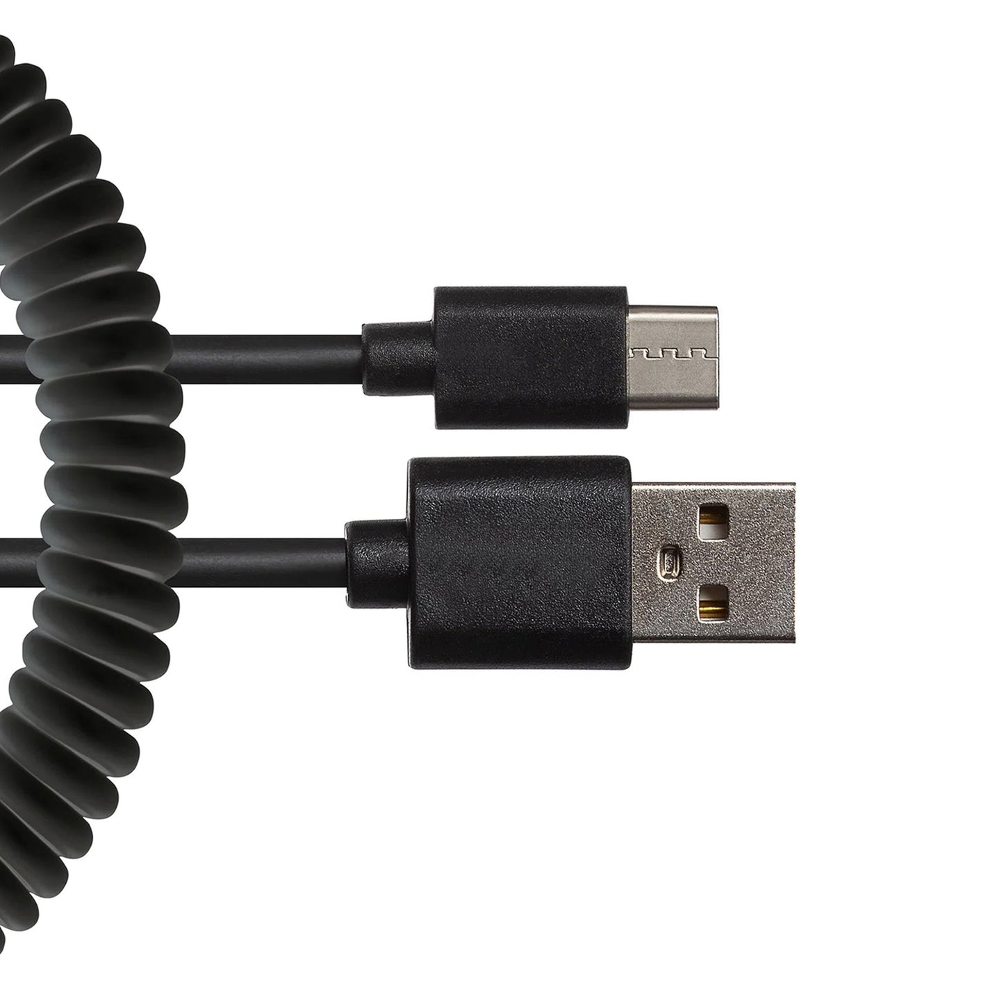 USB Cable, Power Cord Charger MicroUSB Coiled - NWK09 275-1