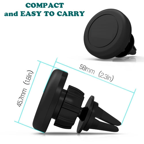 Car Mount, Strong Grip Swivel Dock Holder Air Vent Magnetic - NWM36