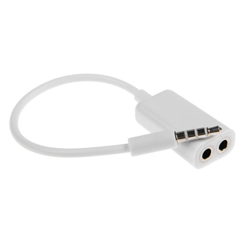 Headphones Splitter, Audio Jack Adaptor Dual Headset Port Earphone Adapter 3.5mm - NWS25