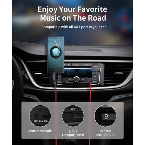 Aux Cable, Speaker Jack Wire Adapter Car Stereo Aux-in Audio Cord USB-C to 3.5mm - NWE42