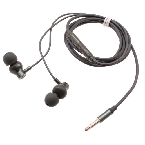 Wired Earphones, Metal Earbuds Headset Handsfree Mic Headphones Hi-Fi Sound - NWD75