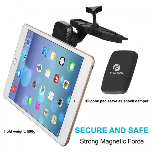 Car Mount, Dock Swivel Holder Magnetic CD Slot - NWC56