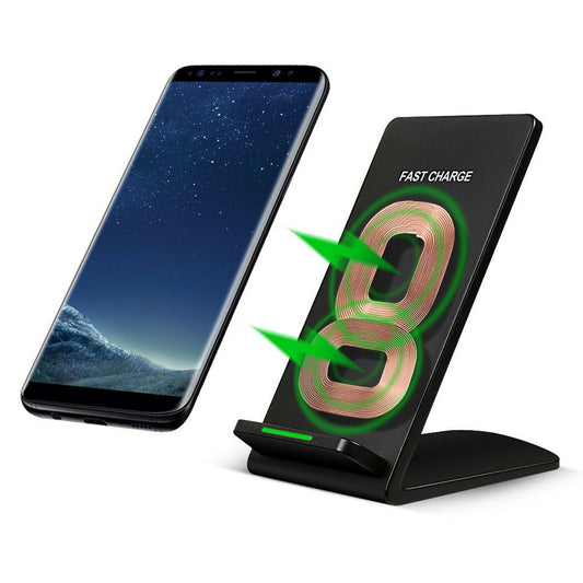 Wireless Charger, Charging Pad 2-Coils Detachable Stand 10W Fast - NWZ40