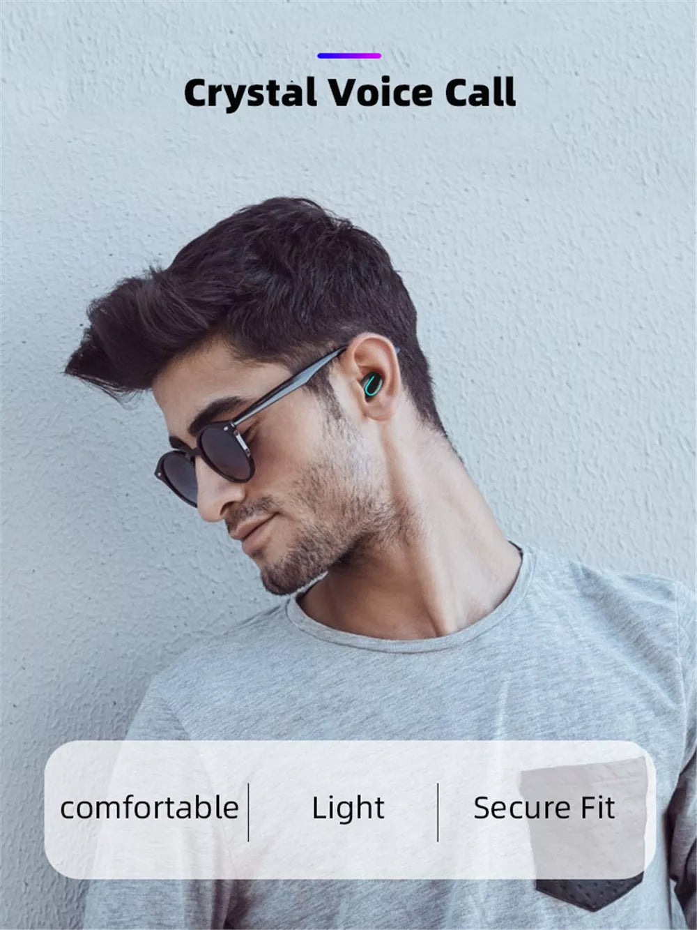 TWS Headphones, Headset True Wireless Stereo Earphones Earbuds Wireless - NWZ83