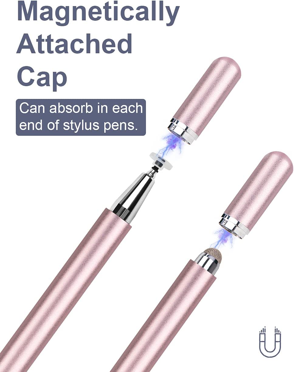 Pink Stylus, Lightweight Aluminum Fiber Tip Touch Screen Pen - NWZ80