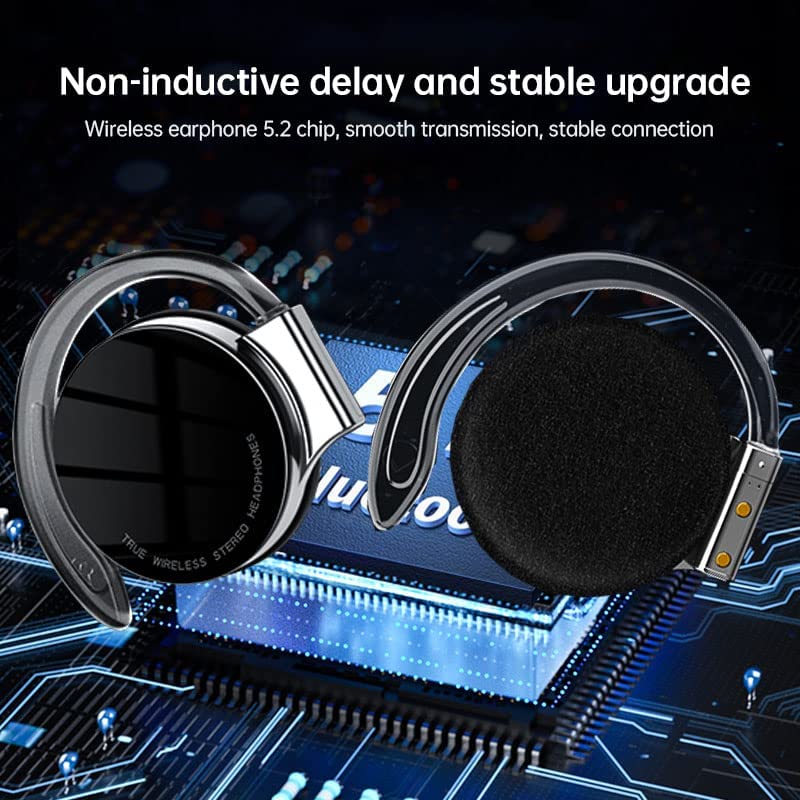 Ear-hook Wireless Earphones, Hands-free Mic Charging Case True Wireless Stereo Over the Ear Headphones TWS Bluetooth Earbuds - NWZ41